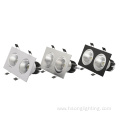 2 head square recessed downlight 2*10w